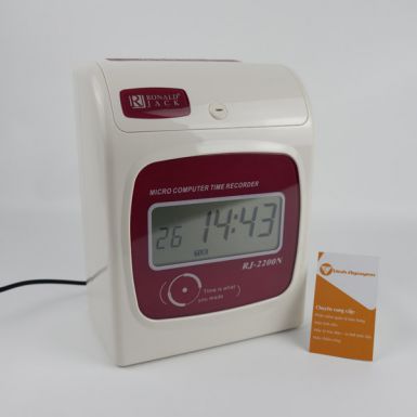 Máy chấm công thẻ giấy Ronald Jack RJ2200N